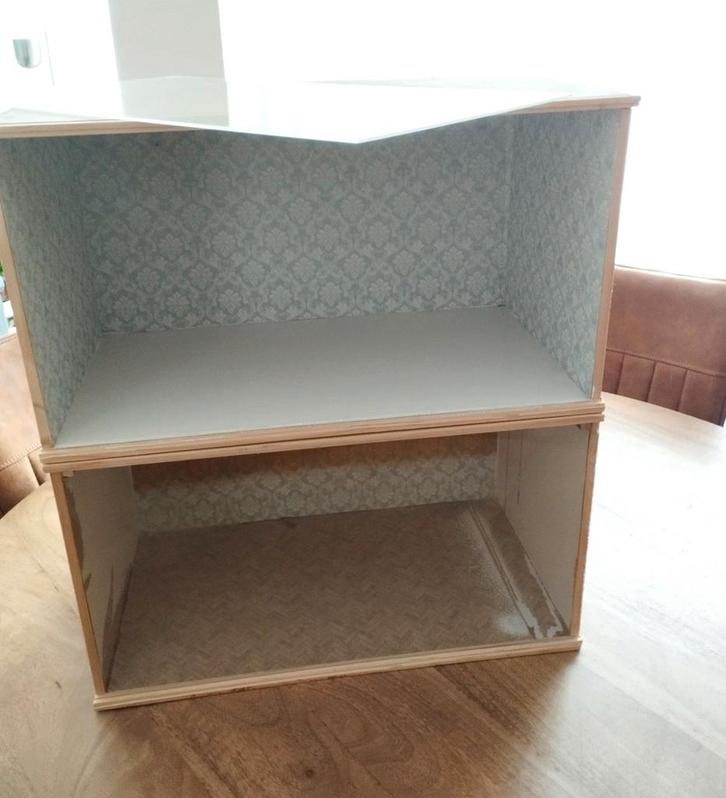 2 POPPENHUIS KIJKKASTEN 1:12, Verzamelen, Poppenhuizen en Toebehoren, Poppenhuis, Ophalen of Verzenden