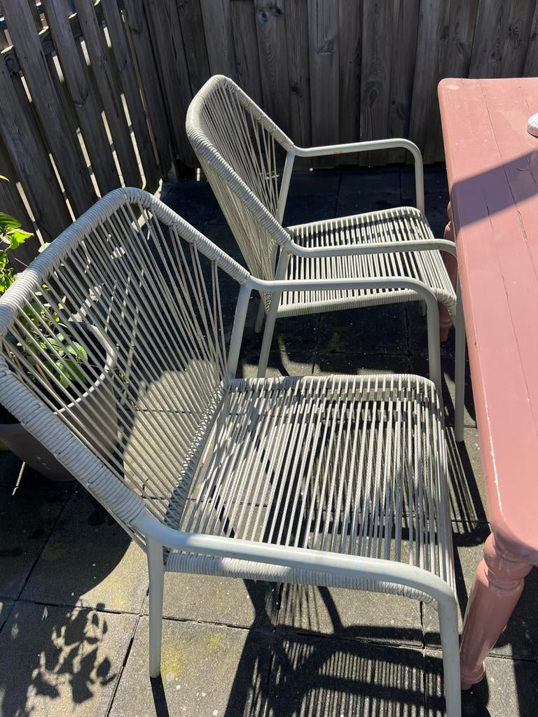 Tuinstoelen 4 stuks, Ophalen, Gebruikt