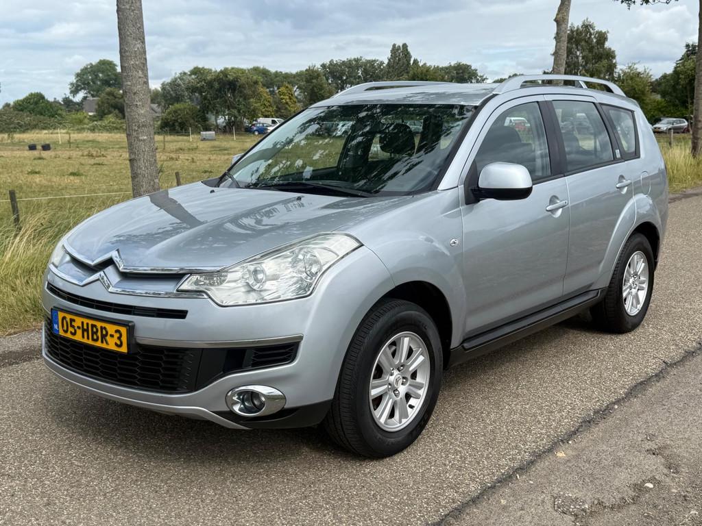 Citroen C-Crosser 2.4-16V Dynamique 7p. APK 08-2026 Airco, Auto's, Citroën, Automaat, Zwart, 4 cilinders, Bedrijf