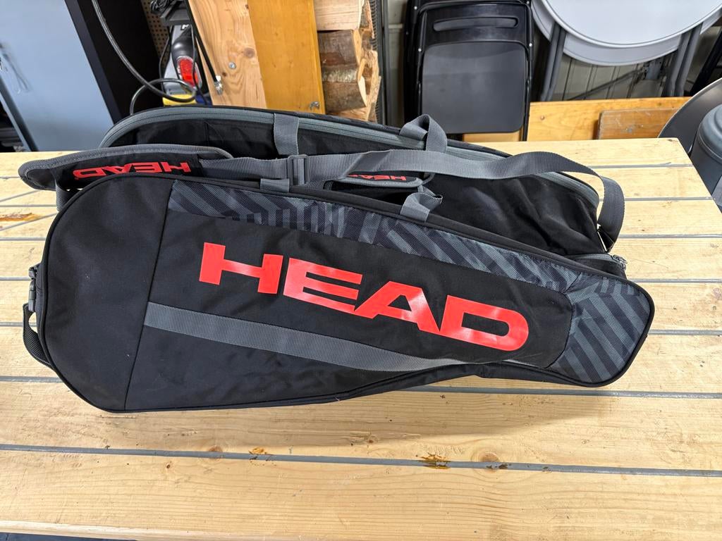 Head Tennistas met Wilson Pro Staff Precision 103 Racket, Sport en Fitness, Tennis, Ophalen of Verzenden, Gebruikt, Racket, Head