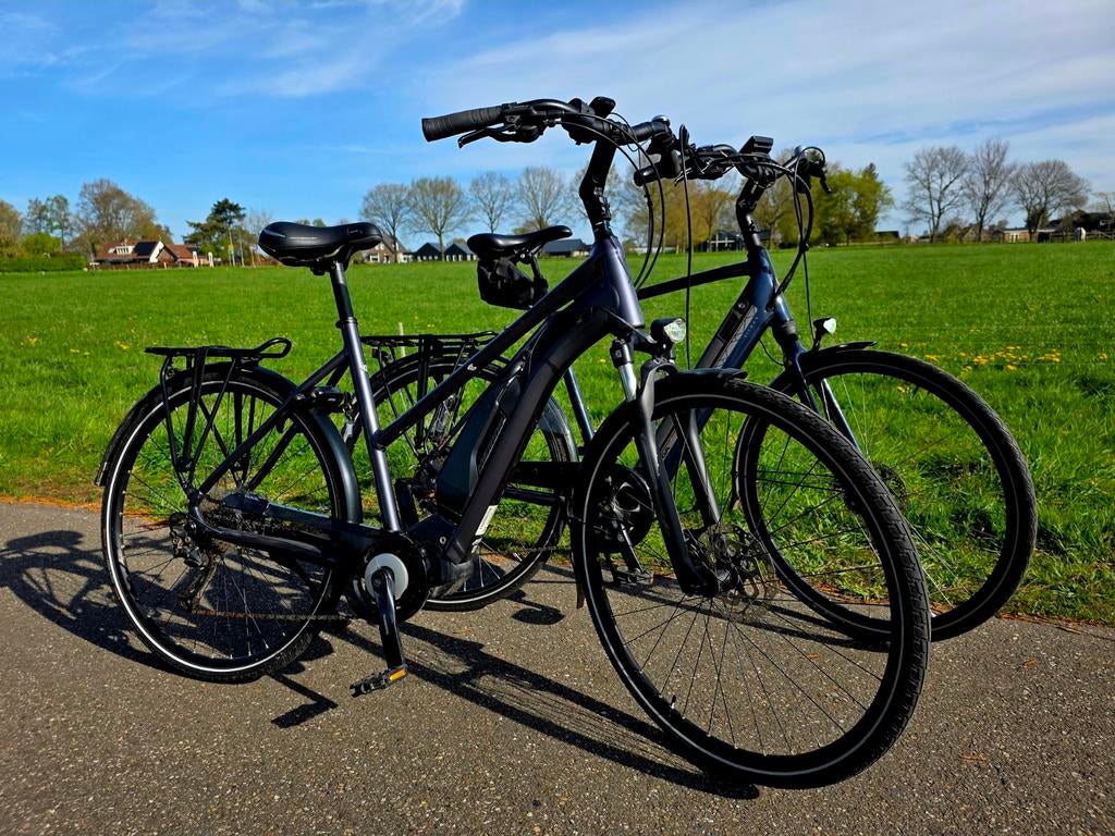 Prachtige set ebikes Koga en Merida, Fietsen en Brommers, Elektrische fietsen, Zo goed als nieuw, 51 tot 55 cm, 50 km per accu of meer