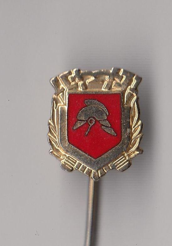Brandweer Helm emaille speldje, Verzamelen, Speldjes, Pins en Buttons, Gebruikt, Niet vindbaar, Niet vindbaar, Speldje of Pin