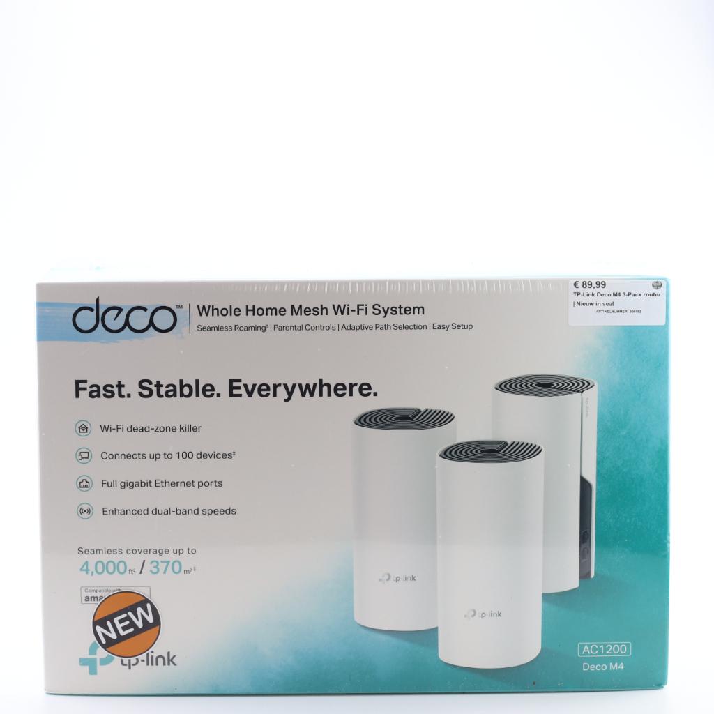 TP-Link Deco M4 3-Pack router | Nieuw in seal