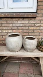 Plantenpotten, Tuin en Terras, Bloempotten, Rond, Binnen, Zo goed als nieuw, Minder dan 40 cm