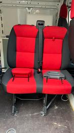 Passagiersbank Fiat Ducato - Rood/Zwart, Ophalen, Gebruikt, Fiat