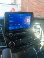 Te koop Ford Transit Custom 170 PK automaat dubbele cabine, Stof, Zwart, Diesel, Particulier