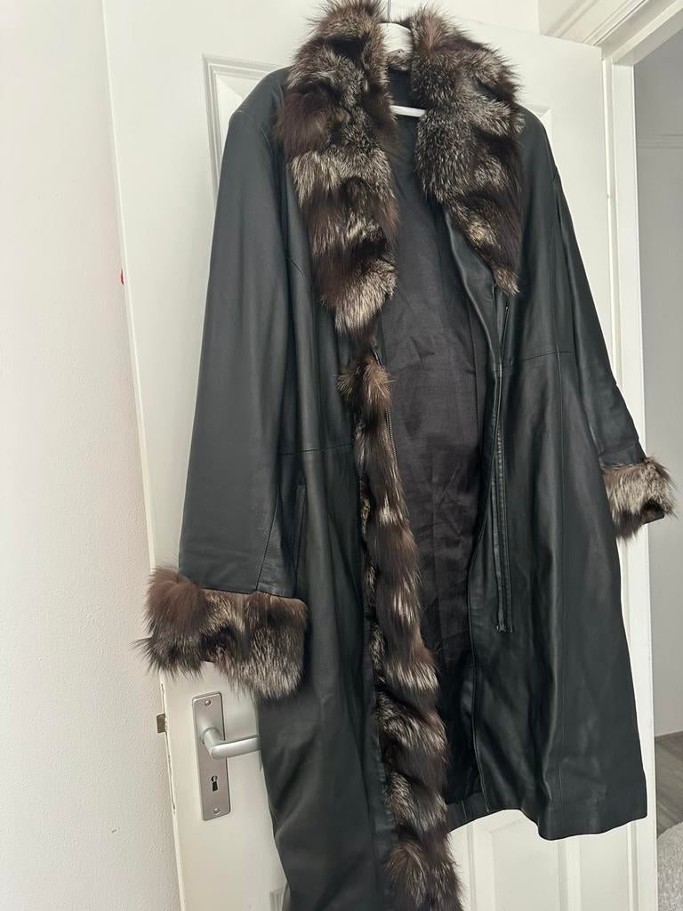 Leren jas, Ophalen of Verzenden, Zo goed als nieuw, Maat 46/48 (XL) of groter, Bruin