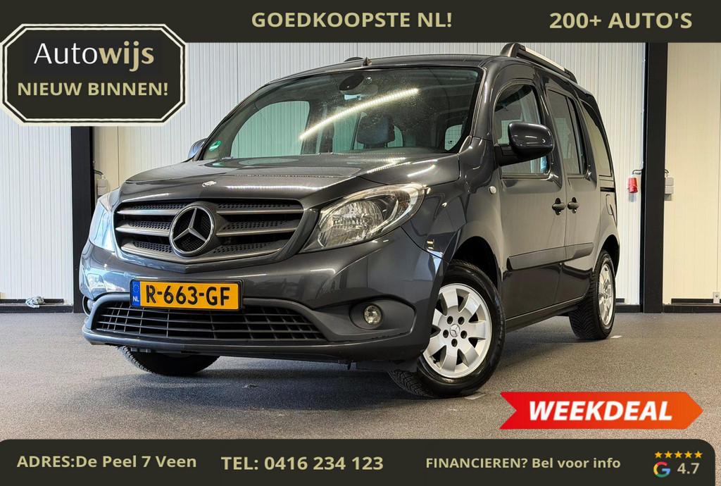 Mercedes-Benz Citan 112 Ambiente|AUT|LM-VELG|TREKHAAK|5-PERS, Auto's, Gebruikt, 114 pk, Voorwielaandrijving, Automaat