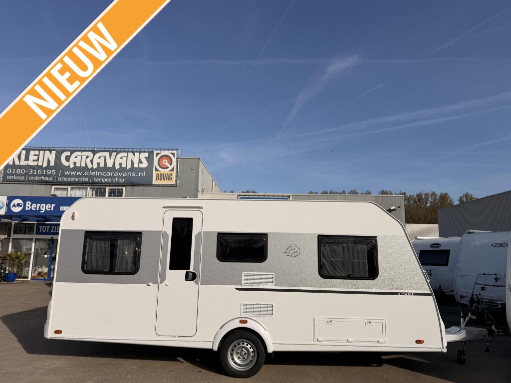 Knaus Sport 500 EU 1800KG + Enkele bedden, Caravans en Kamperen, Rondzit, Bedrijf, 5 tot 6 meter, Knaus