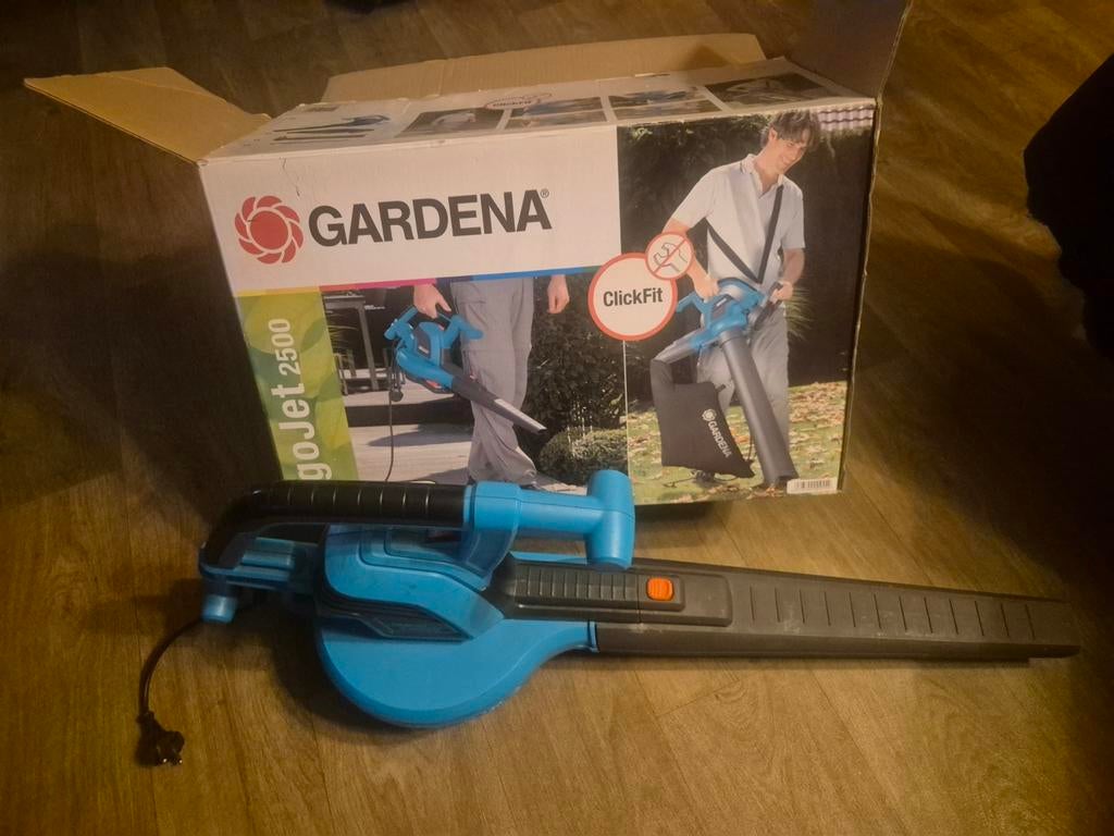 Gardena ErgoJet 2500 Bladblazer met Zuigfunctie, Tuin en Terras, Bladblazers, Ophalen, Handgedragen, Nieuw, Met zuigfunctie
