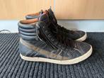 Diesel leren (suède) schoenen/hoge sneakers bruin mt. 44/45, Bruin, Ophalen of Verzenden, Sneakers of Gympen, Gedragen