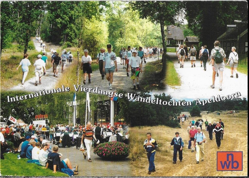 Apeldoorn internationale vierdaagse ansichtkaart ( a514 ), Ophalen of Verzenden, 1980 tot heden, Gelopen, Gelderland