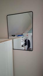 Spiegel 40x50 cm met zwarte lijst, Ophalen, Minder dan 50 cm, Gebruikt, Minder dan 100 cm