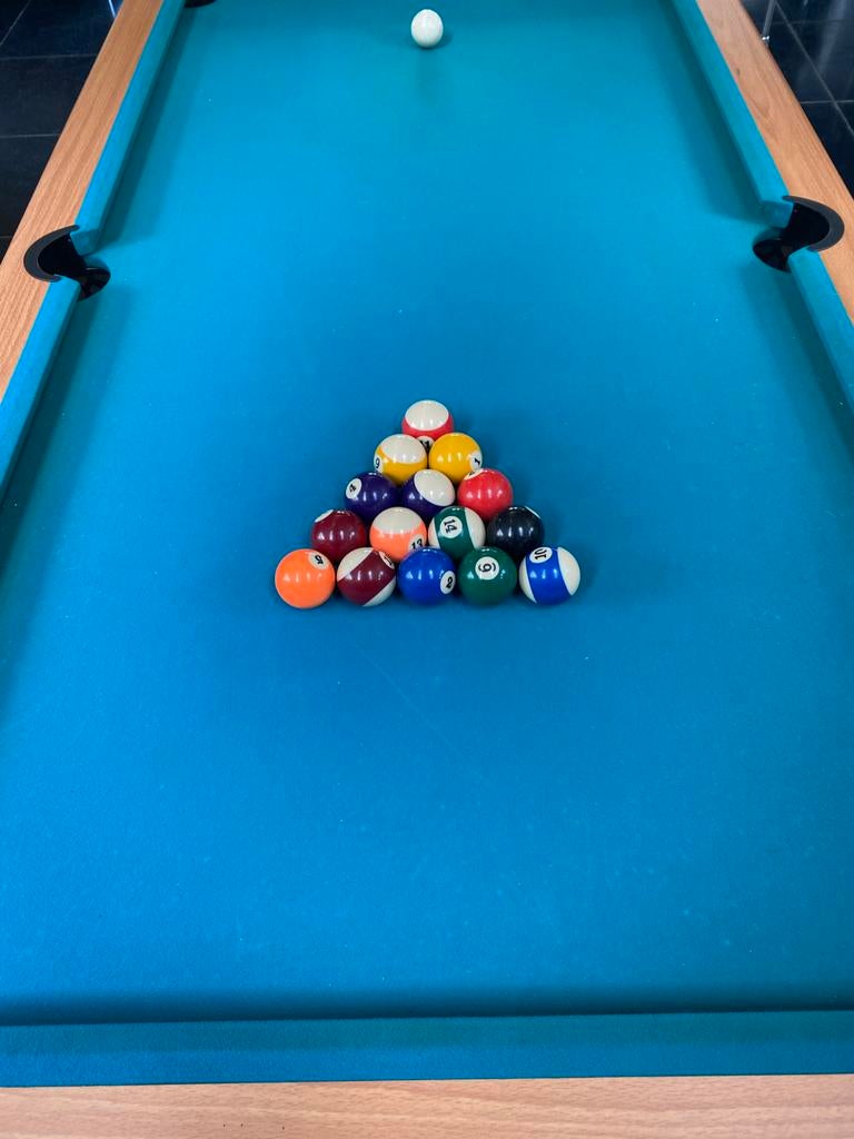 Poolbiljart 2.06 x 1.13, Sport en Fitness, Biljarten en Poolen, Ophalen, Gebruikt, Pooltafel