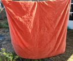 Oranje VELOURS gordijn Isolatie lengte1,90 mt 2,75 kg (KG23), Huis en Inrichting, Gebruikt, Overige kleuren, Ophalen of Verzenden