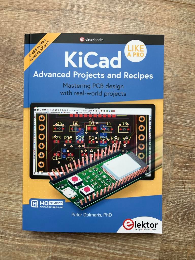 KiCad Advanced Projects and Recipes - 4e editie 2024, Boeken, Informatica en Computer, Zo goed als nieuw, Hardware, Ophalen of Verzenden