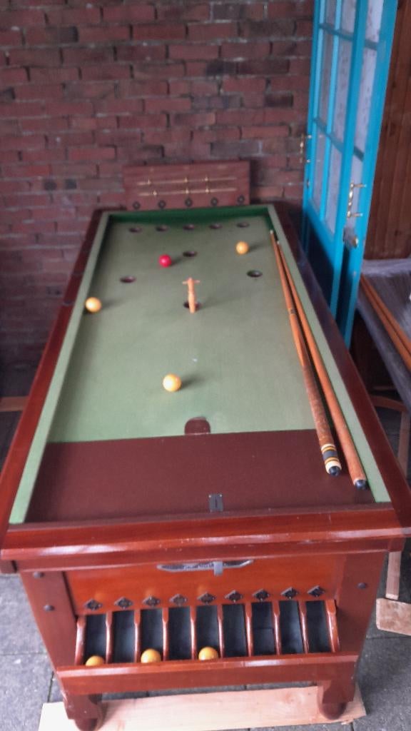 Biljart tafel/ Bar pool table, Ophalen, Gebruikt, Biljarttafel