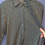 Max studio blauw geel zwart wit geprint jurkje S nr 46134, Blauw, Max studio, Ophalen of Verzenden, Zo goed als nieuw