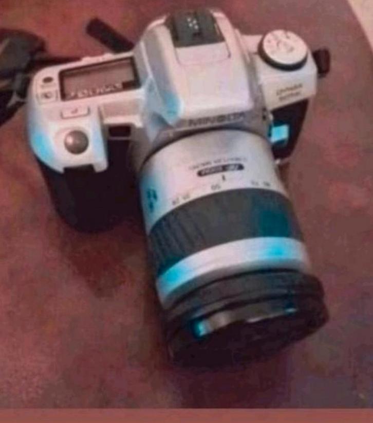 Minolta Dynax 505si spiegelreflexcamera met lens, Audio, Tv en Foto, Fotocamera's Analoog, Gebruikt, Spiegelreflex, Minolta, Ophalen of Verzenden