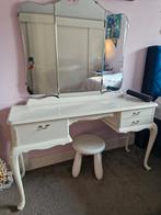Elegante Make-up/Kaptafel met Spiegel - Zo goed als nieuw, Barok, Klassiek, Elegant, 100 tot 150 cm, 100 tot 150 cm, Ophalen of Verzenden
