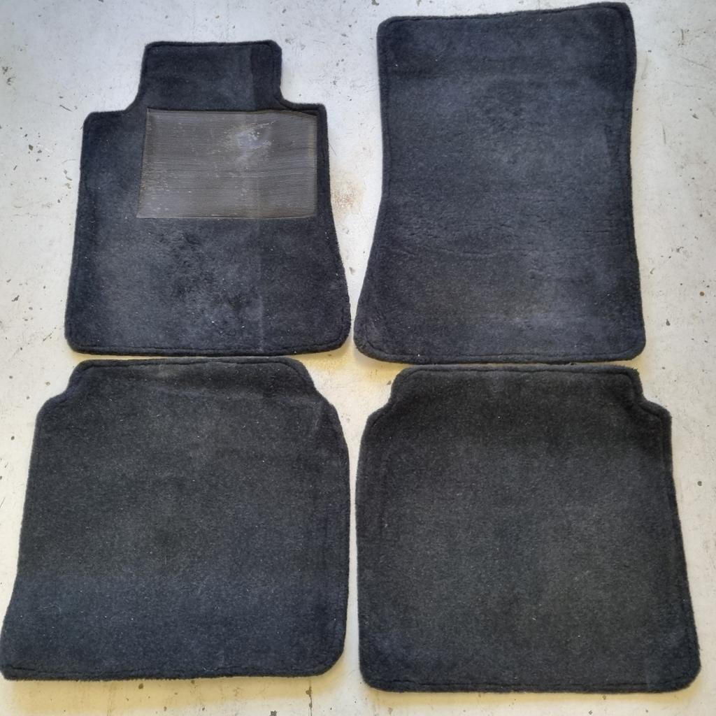Mercedes W126 Luxe Velours Mattenset Zwart, Ophalen of Verzenden, Gebruikt