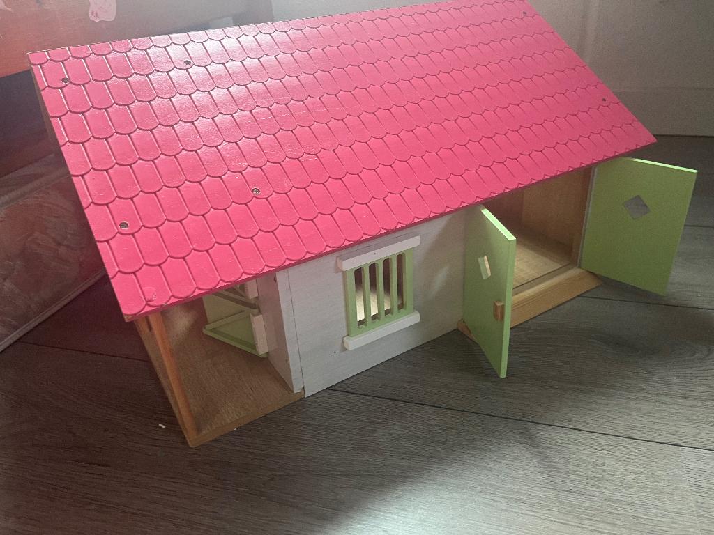 Schleich stal, Ophalen, Gebruikt, Paard, Beeldje of Figuurtje