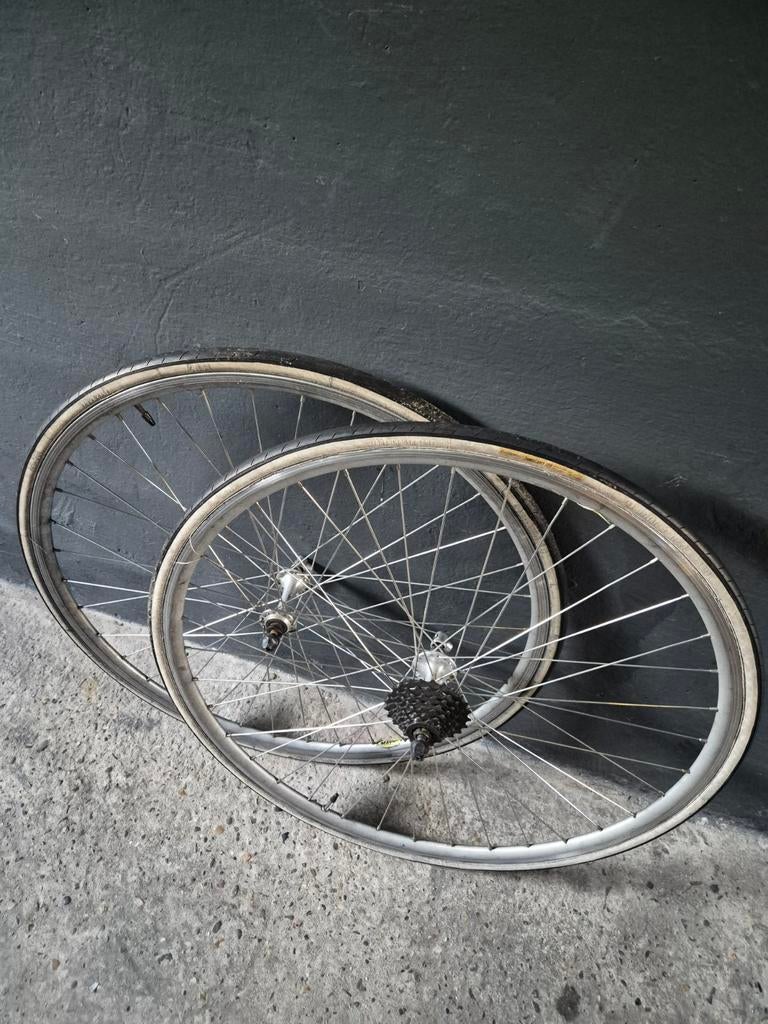 Racefiets onderdelen shimano 600 xt mavic cosmic vintage, Ophalen of Verzenden, Racefiets, Zadel, Staal