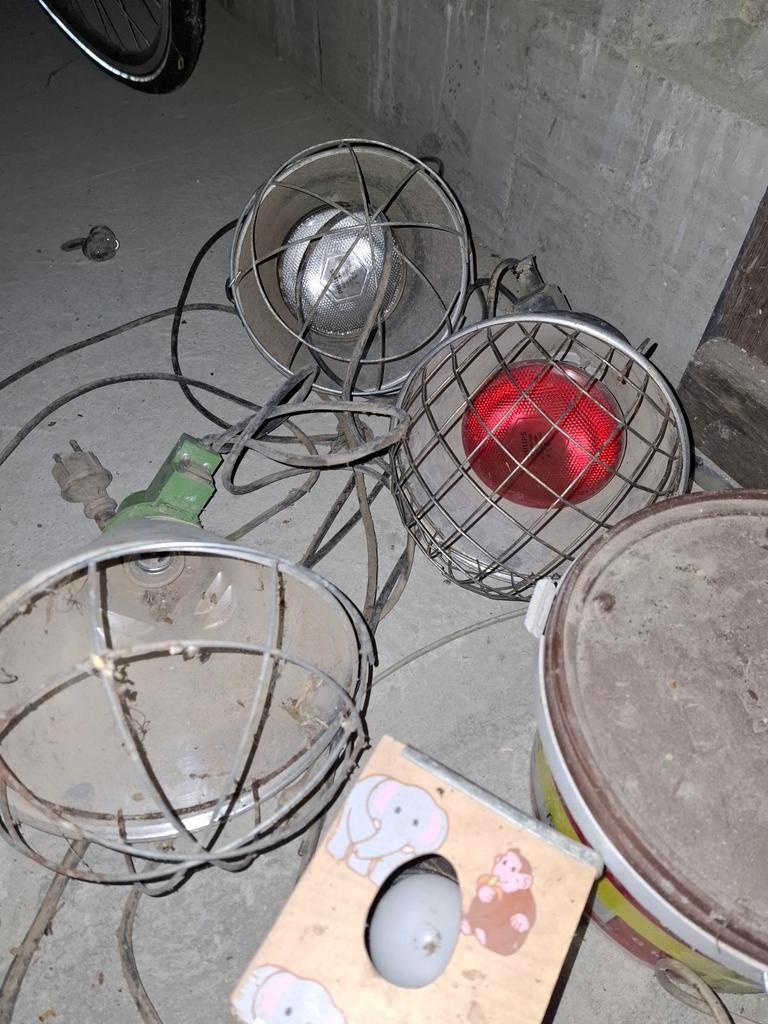 Warmtelampen en schouwlamp, Dieren en Toebehoren, Pluimvee | Toebehoren, Ophalen