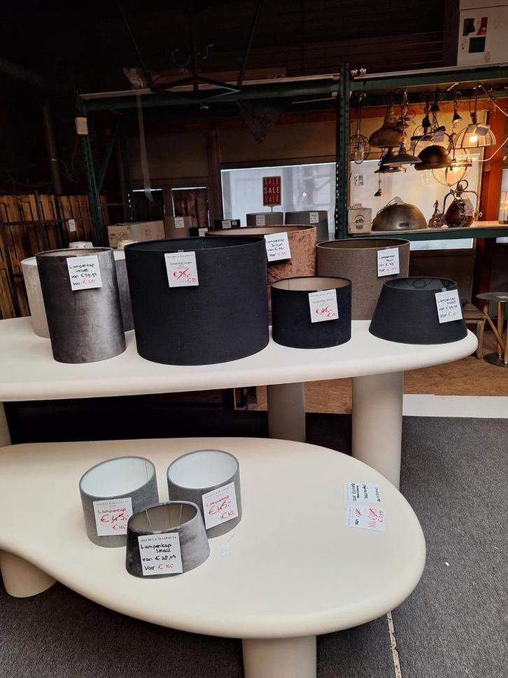 Veel verschillende soorten lampenkappen, Huis en Inrichting, Lampen | Lampenkappen, Minder dan 25 cm, Rond, Ophalen