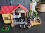 Schleich grote Boerderij G met silo, paardenstal, kippenren, Ophalen of Verzenden, Zo goed als nieuw