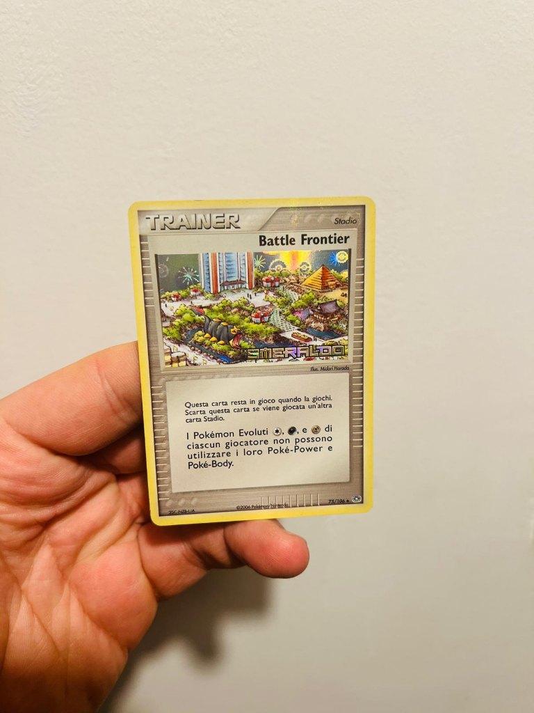 Battle Frontier 75/106 Reverse Holo EX Emerald Stamped, Verzenden, Zo goed als nieuw, Losse kaart, Foil