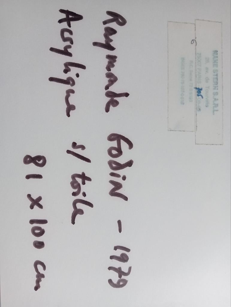 Raymonde Godin persfoto 1979 Abstract Zero Nul stijl, Ophalen of Verzenden