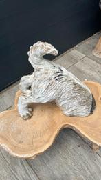 Beeld van een gravende hond, Ophalen of Verzenden, Gebruikt, Dier