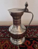 Antieke tinnen eikeltjeskan met engel kenmerk, Ophalen