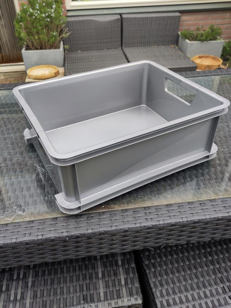 Curver Unibox opbergboxen 20 liter zilver - Maat M, Ophalen, Gebruikt, Minder dan 35 cm, Minder dan 50 cm