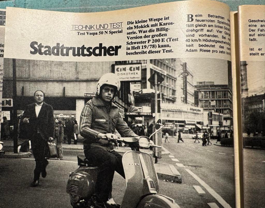 Test Vespa 50N Special, Verzenden, Zo goed als nieuw, Motoren