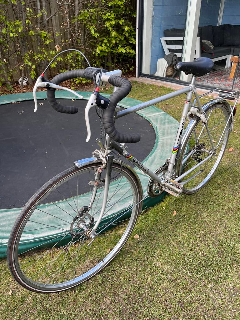 Retro Gazelle Wielrenfiets - Framehoogte 60, Fietsen en Brommers, Fietsen | Racefietsen, Ophalen, Gebruikt, 57 tot 61 cm, Gazelle