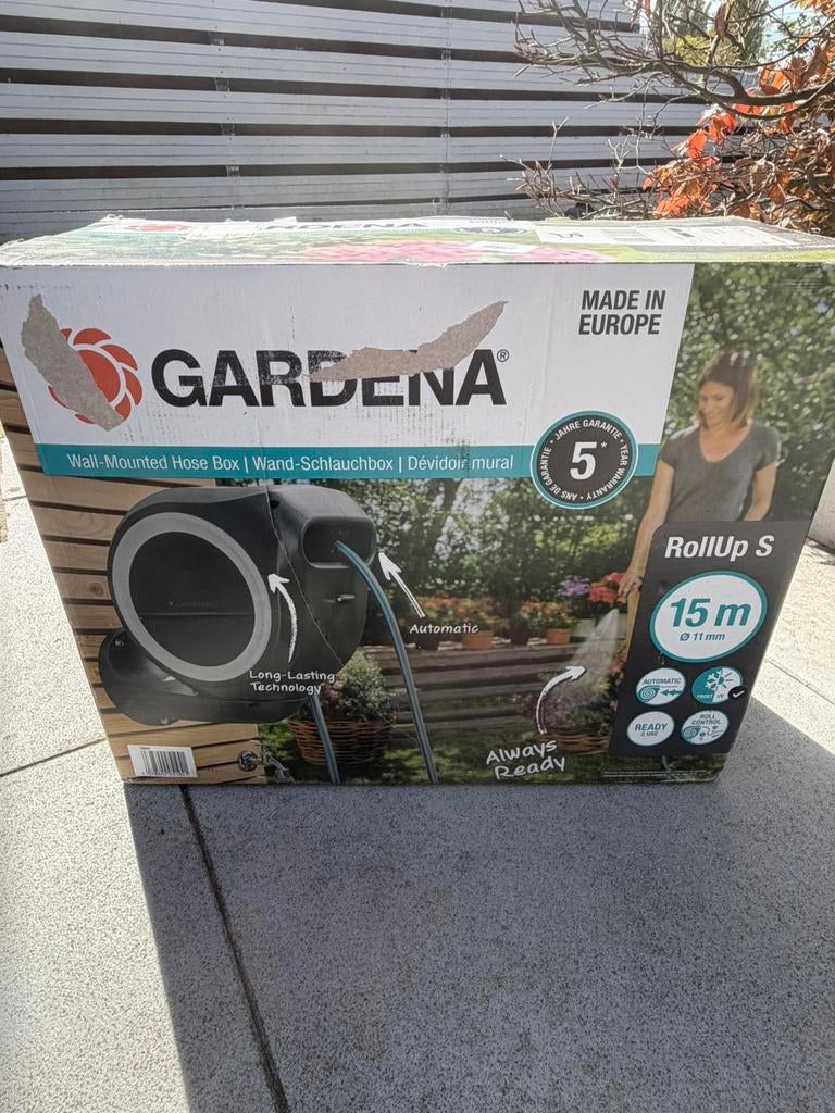 Gardena rollUp S, Ophalen of Verzenden, Zo goed als nieuw, Tuinslang