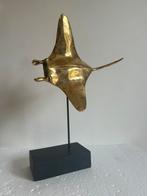Prachtige grote gepolijste Bronzen Manta Ray Rog Art Design, Ophalen of Verzenden