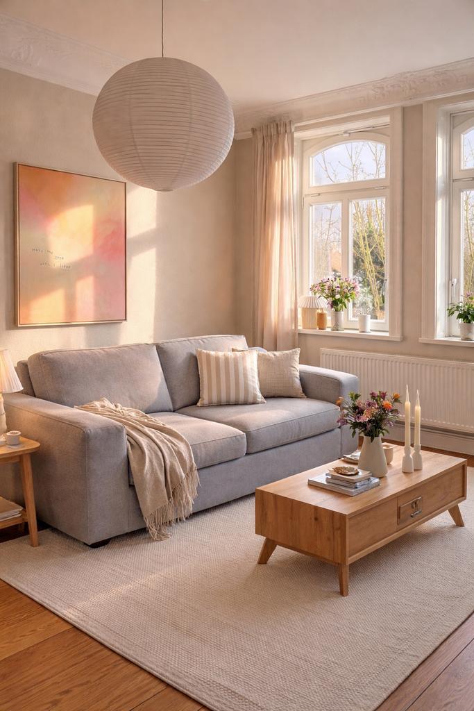 Ikea bank Kivik in beige/grijs, Huis en Inrichting, Banken | Complete zithoeken, Zo goed als nieuw, Ophalen