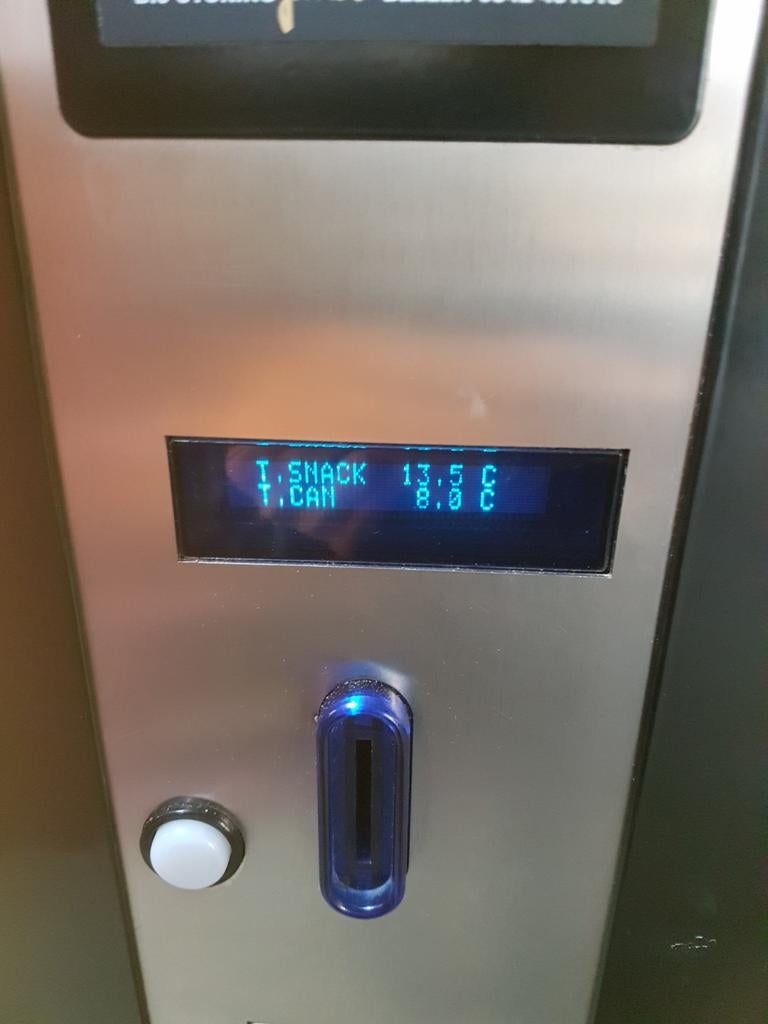 Vendo fris/snack automaat gekoeld, Ophalen
