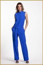 Studio Anneloes Angel jumpsuit sky blue flared travelstof L, Kleding | Dames, Jumpsuits, Ophalen of Verzenden, Zo goed als nieuw