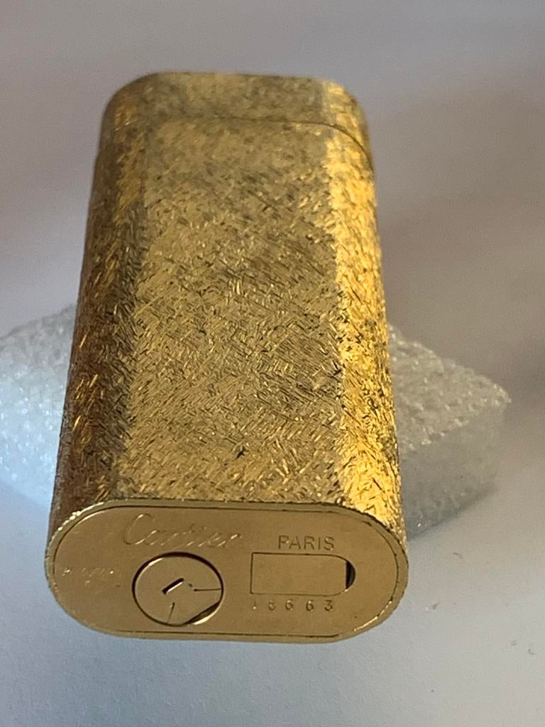 Cartier aansteker 22k verguld, Verzamelen, Rookartikelen, Aanstekers en Luciferdoosjes, Ophalen, Nieuw, Aansteker