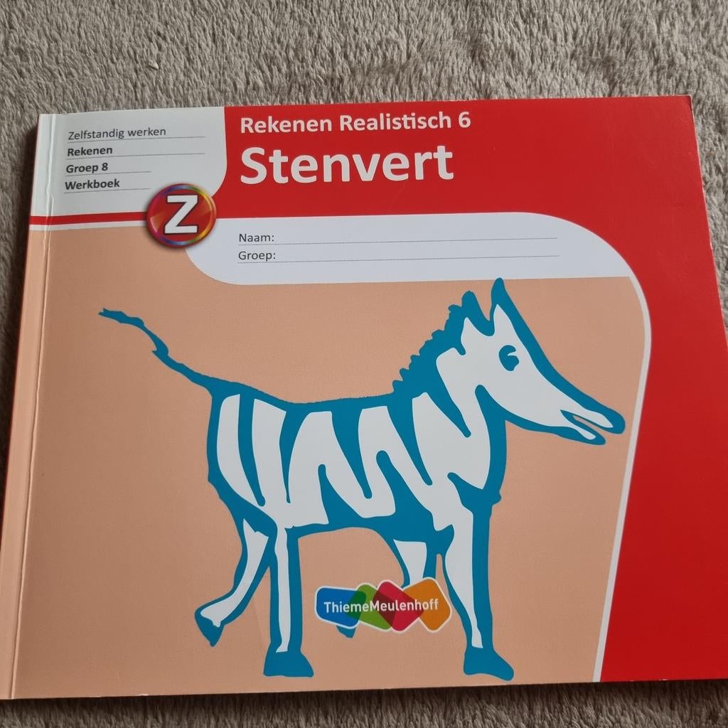 Rekenen Realistisch 6 Stenvert Werkboek Groep 8, Boeken, Ophalen of Verzenden, Nieuw, ThiemeMeulenhoff