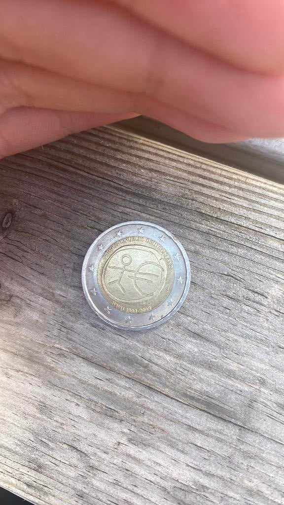 Zeldzaame 2 euro munt 1999-2009, Postzegels en Munten, Ophalen of Verzenden, Duitsland, 2 euro