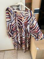 Lichtdoorschijnende tuniek met print - Maat 54, Kleding | Dames, Blouses en Tunieken, Ophalen of Verzenden, Zo goed als nieuw