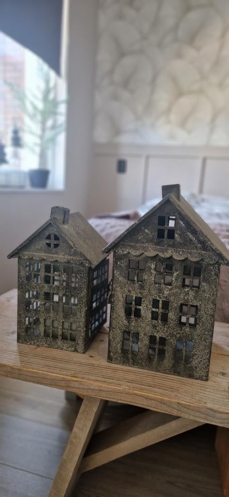 Riverdale Huisjes - Decoratieve Set van 2, Ophalen of Verzenden, Gebruikt