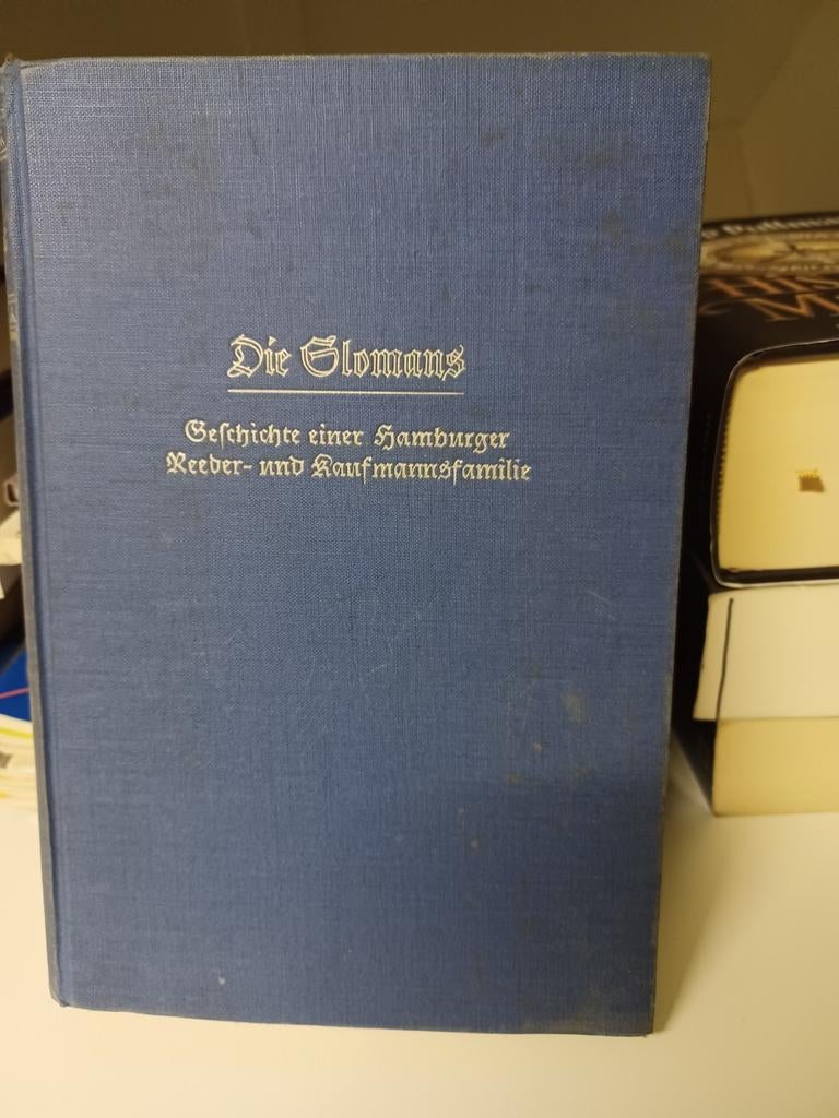 Die Slomans - Familiegeschiedenis Hamburg, Ophalen of Verzenden