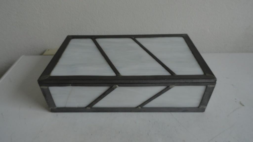 Doosje, bakje, glas in lood van Dongen, Ophalen of Verzenden