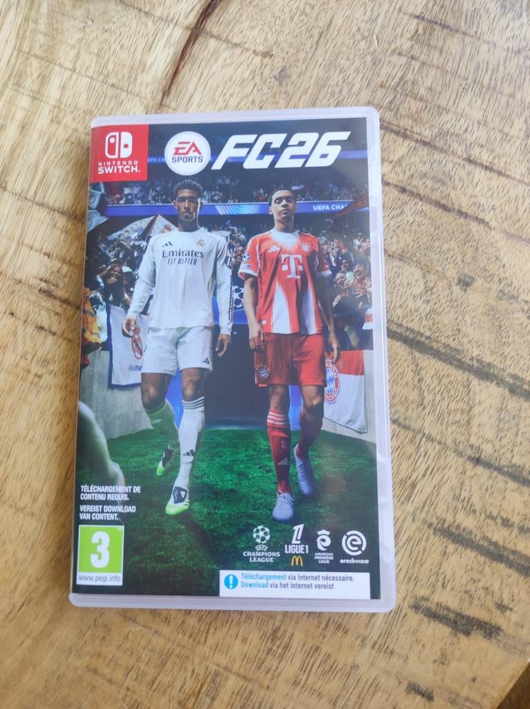 FC26 Nintendo Switch - Voetbalspel, 1 speler, Ophalen of Verzenden, Zo goed als nieuw, Eén computer